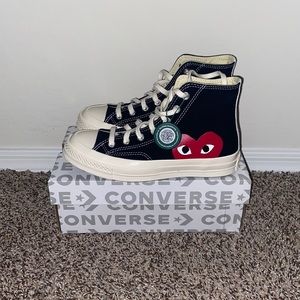 Converse Chuck Taylor All-Star 70 HI Comme des Garcons PLAY Black